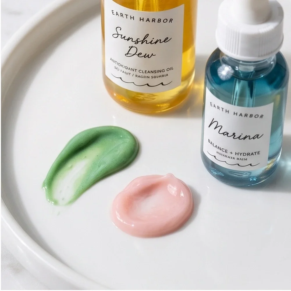 Earth‎ Harbor Dawn to Dusk Kit Balance + Hydrate Skincare Set 4 Pieces NEW